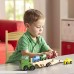 Melissa & Doug Car Carrier Truck & Cars Wooden Toy Set Compatible with Wooden Train Tracks Quality Wood Construction 13.8” H x 6.7” W x 3.35” L Standard B0037UT3E4